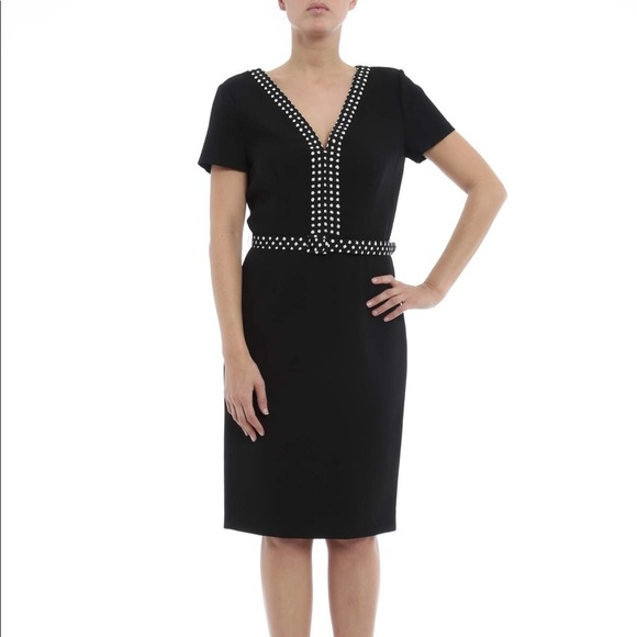 Diane von furstenberg 8 Maisie black dress 0008 - Picture 1 of 11